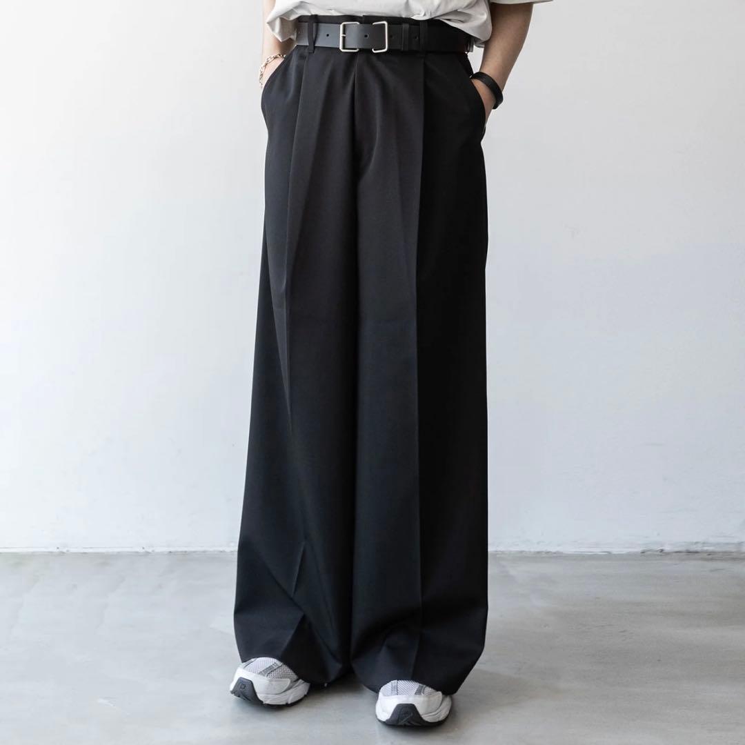 【美品✨】stein EXTRA WIDE TROUSERS 黒 S