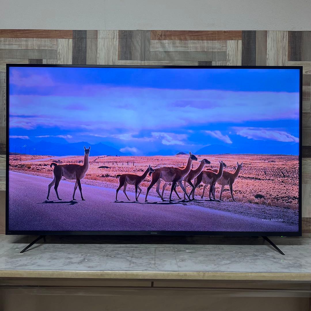 即日受渡❣️全国送料込3年前購入アイリスオーヤマ65型4Kチューナー内蔵液晶テレビ