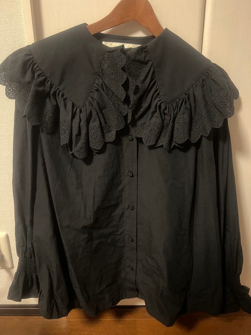 トップス SHINZONE LACE COLLAR BLOUSE