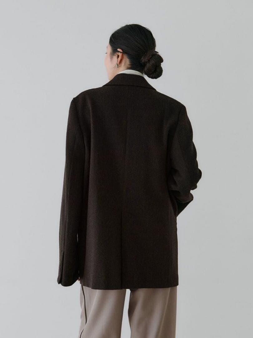 crewre クルーレ ソフトツイードオーバージャケット　サイズ3