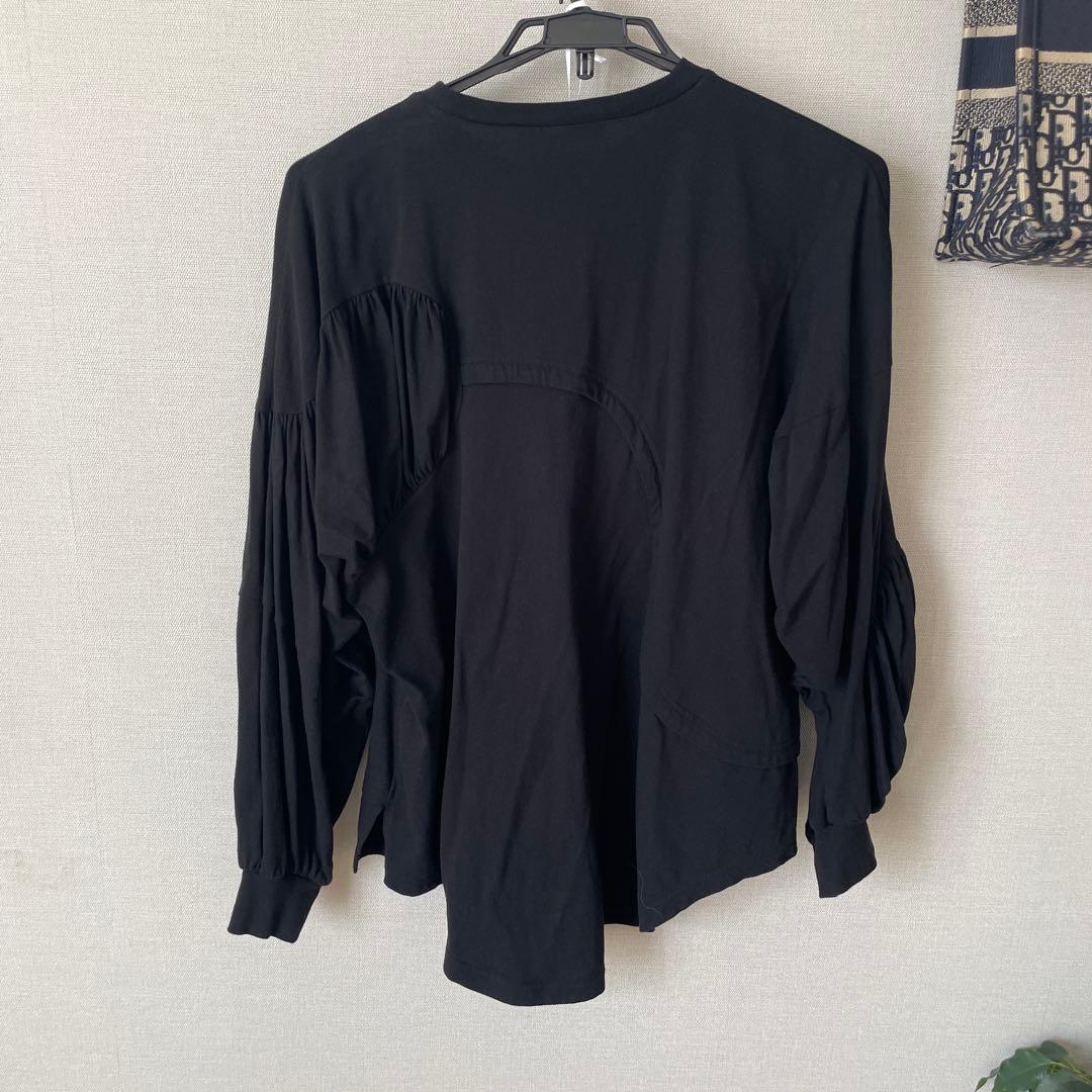 超美品♡エンフォルドENFOLDギャザーモチーフスリーブティーシャツ¥29700