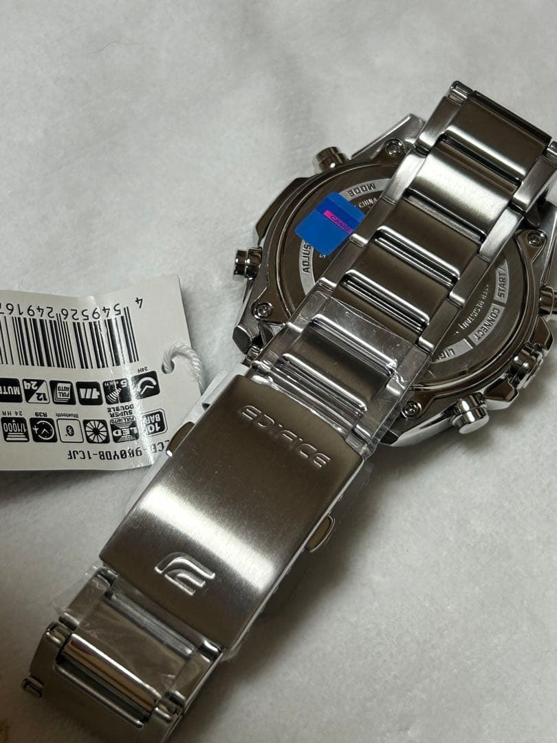 新品 44000円 ECB-900YDB-1CJF エディフィス EDIFICE