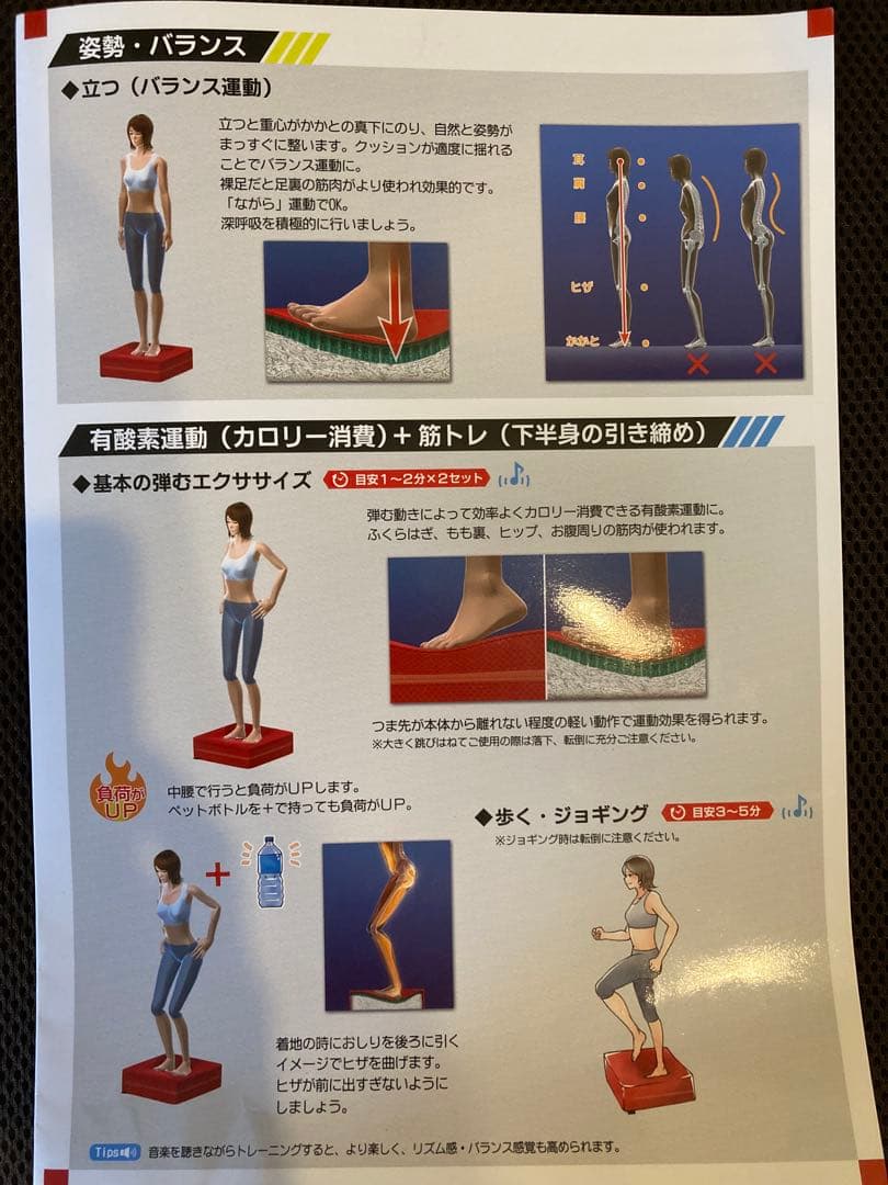 ディノス　パーフェクトエクサ　ブラウン　エクササイズクッション