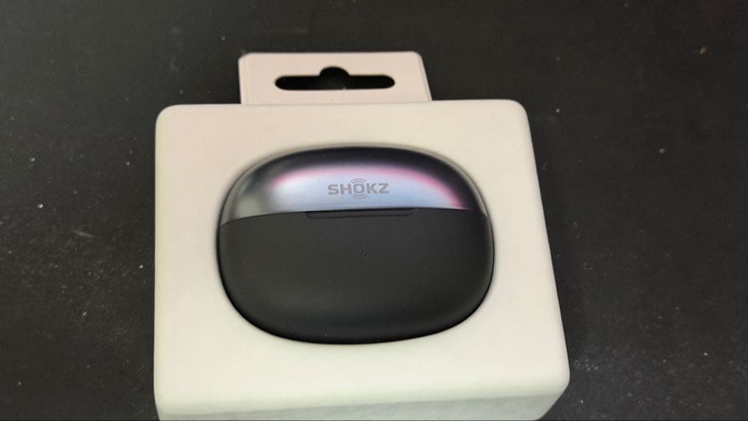 Shokz OpenDotsOneワイヤレスイヤホン ブラック