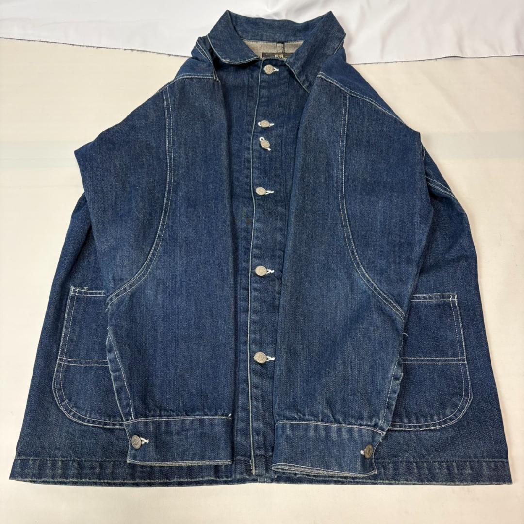 90s 三ツ星タグ 香港製 RRL ダブルアールエル デニム カバーオール M
