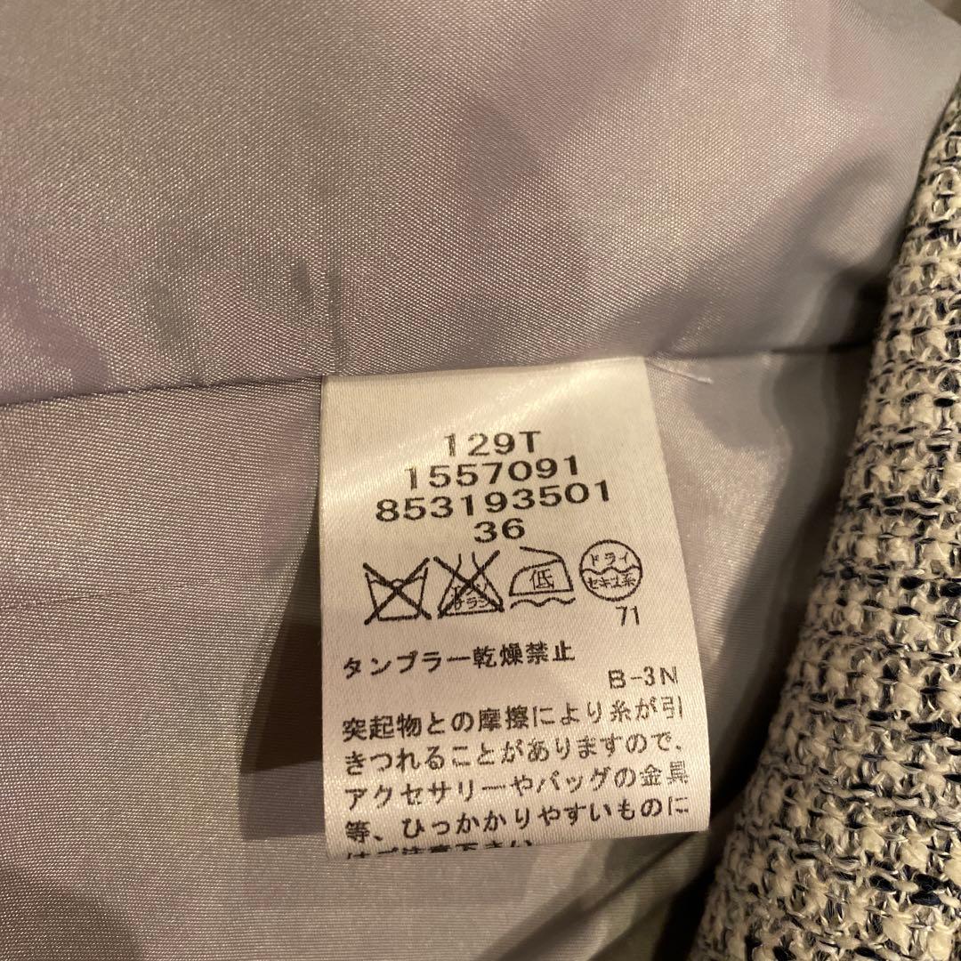 22OCTOBRE ミックスツイードジャケット 入学式 卒業式