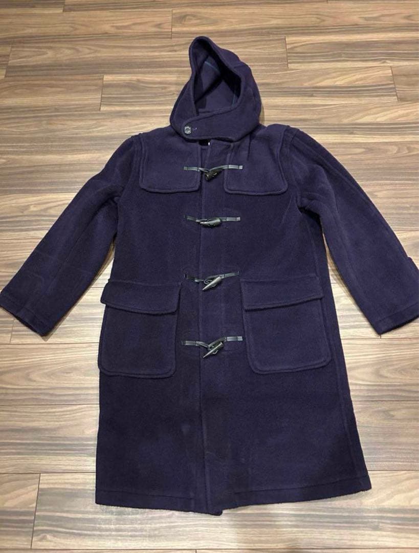 英国製 モンゴメリー x マラリウス社ウールヘリンボーン ダッフルコート 別注品