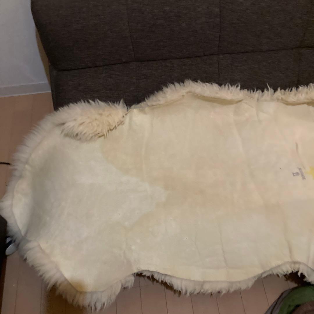 ムートンラグ❣️2メートルの２頭分❣️