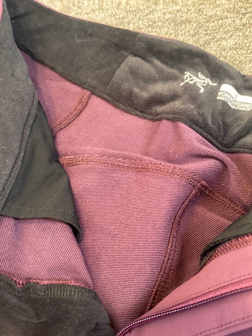アークテリクスSK Pant Women's サイズ6 パープル　Sサイズ相当