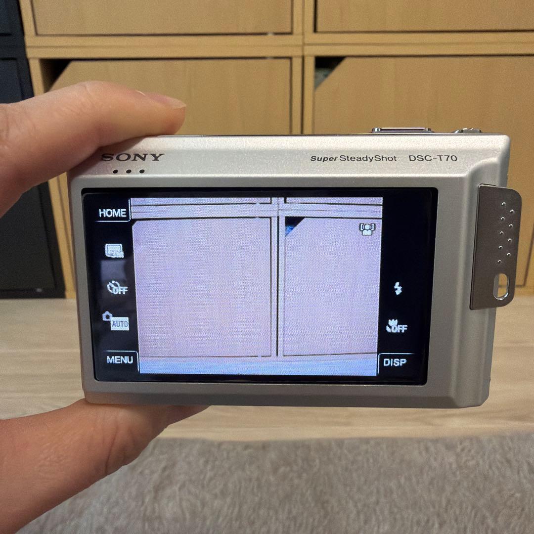 動作確認済み　SONY Cyber-shot DSC-T70 充電器付き