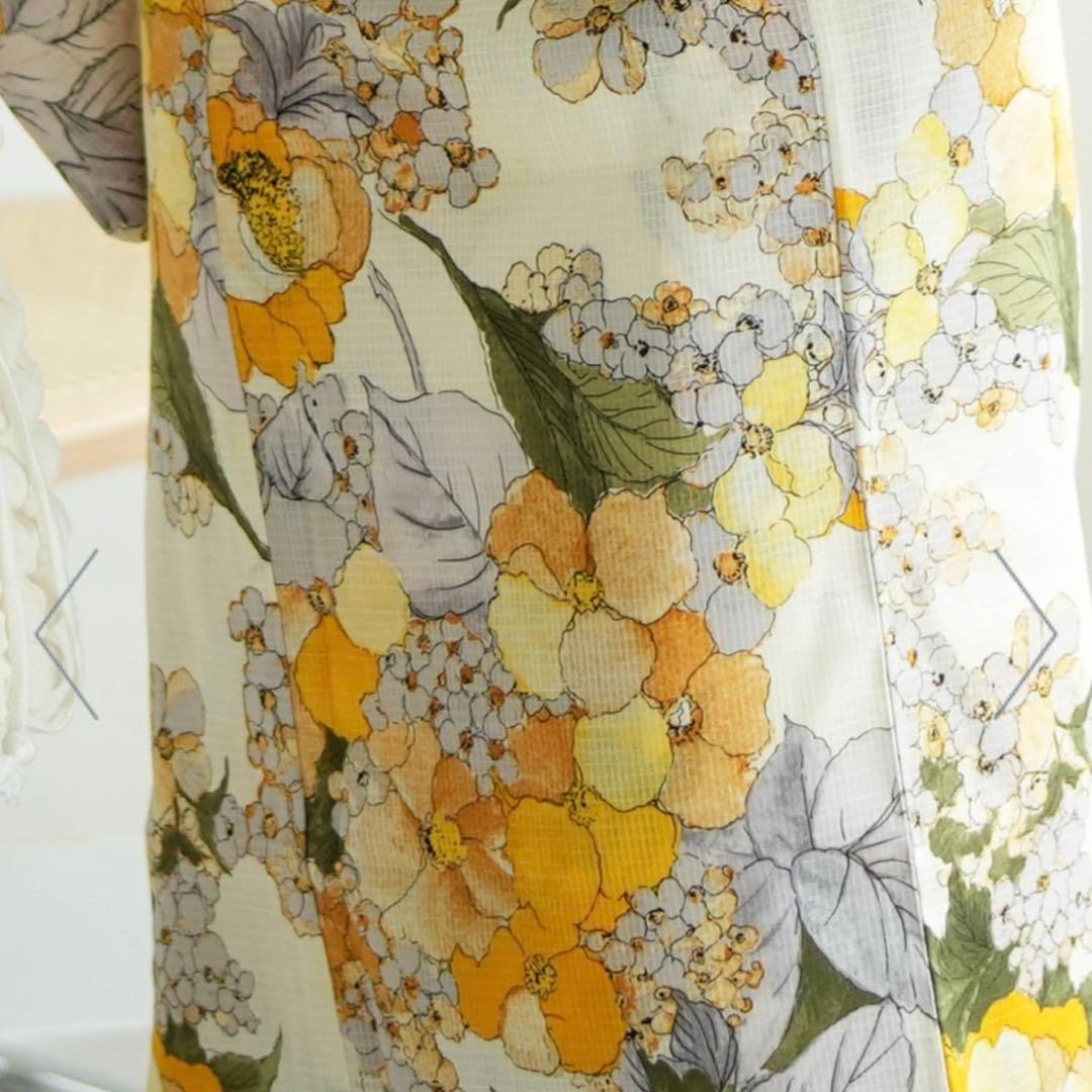 【美品】完売品！utatane 花柄浴衣・帯セット Sサイズ
