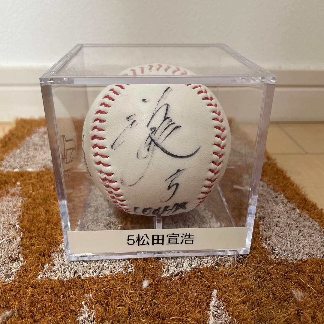 松田宣浩　実使用スパイク　サインボール　ボブルヘッド　3点セット　ソフトバンク