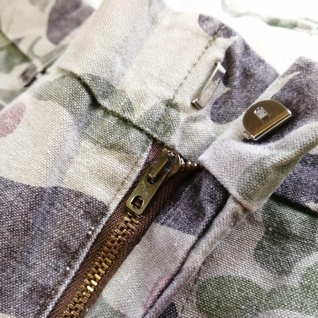 70sUSAビンテージ古着 Duxbak ハンティングパンツ ダックカモW32