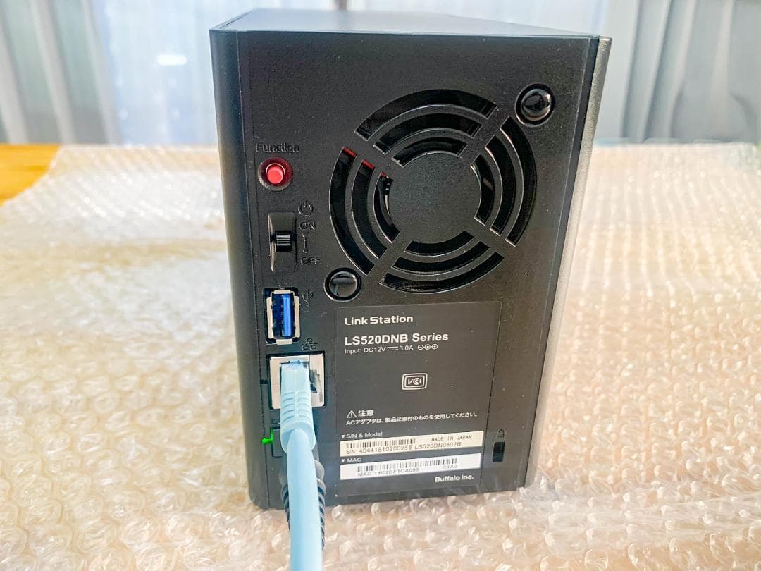 外付けハードディスク・ドライブ BUFFALO LinkStation / LS520DN0602B / 6TB