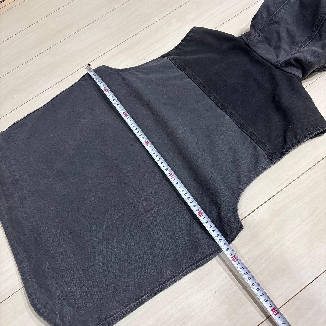 CarharttカーハートダックベストフードダークグレーM