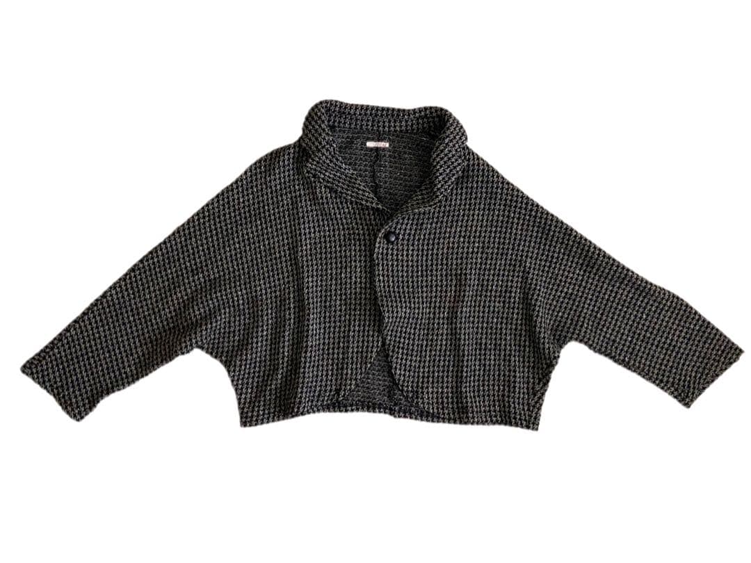 KAPITAL キャピタル ディアレザー パッチ 千鳥天竺 ドルマン ジャケット