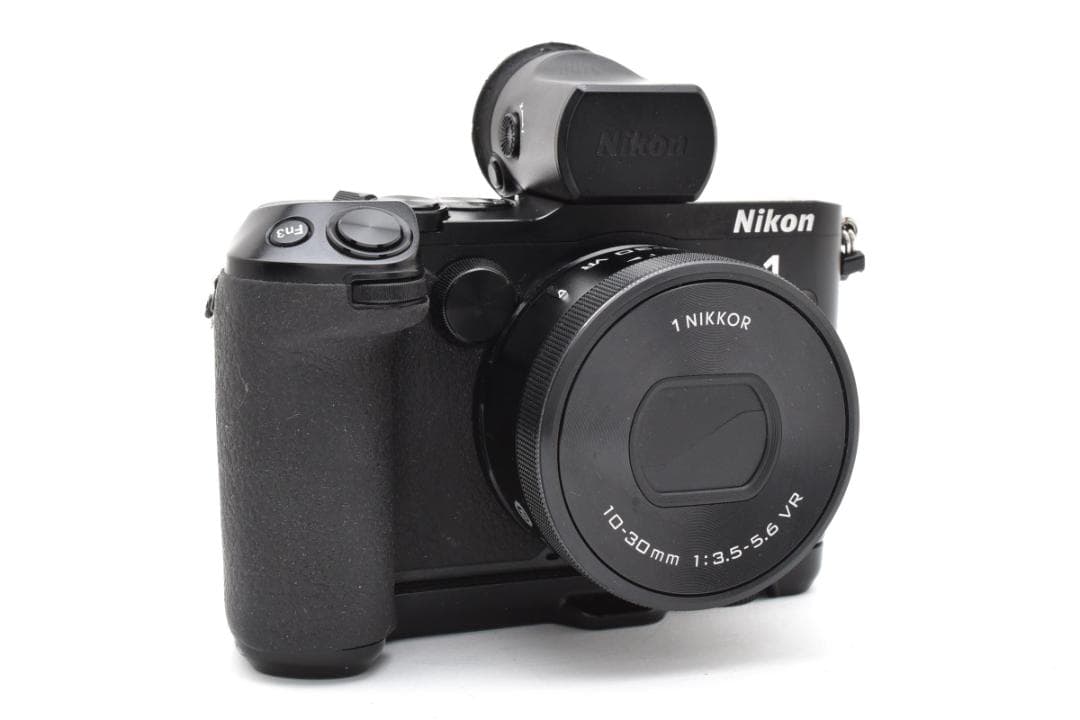 【動作・返品保証】ニコンNikon 1 V3 プレミアキットEVF グリップ付き