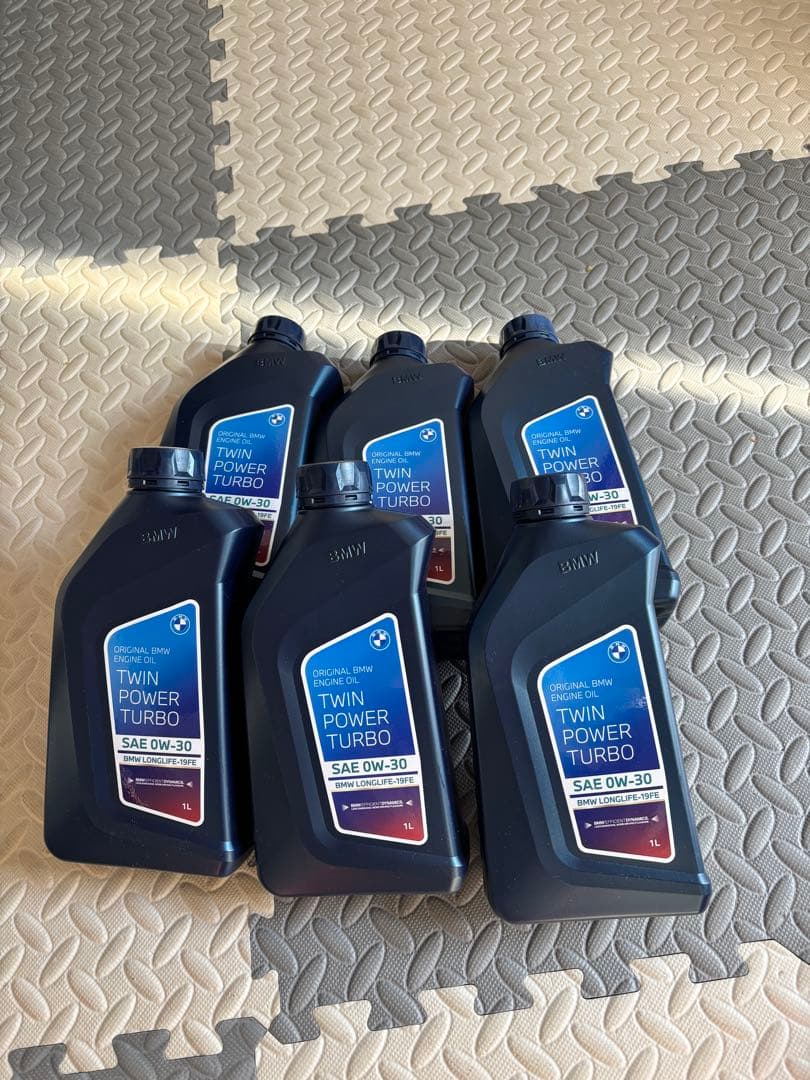  MINI純正E/GオイルSAE0W-30LONGLIFE-19FE＋6本