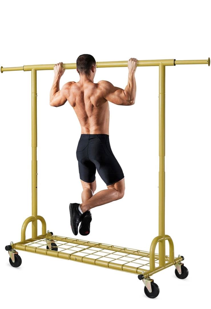 HOKEEPER ハンガーラック 大容量 収納ラック 物干し 耐荷重205KG