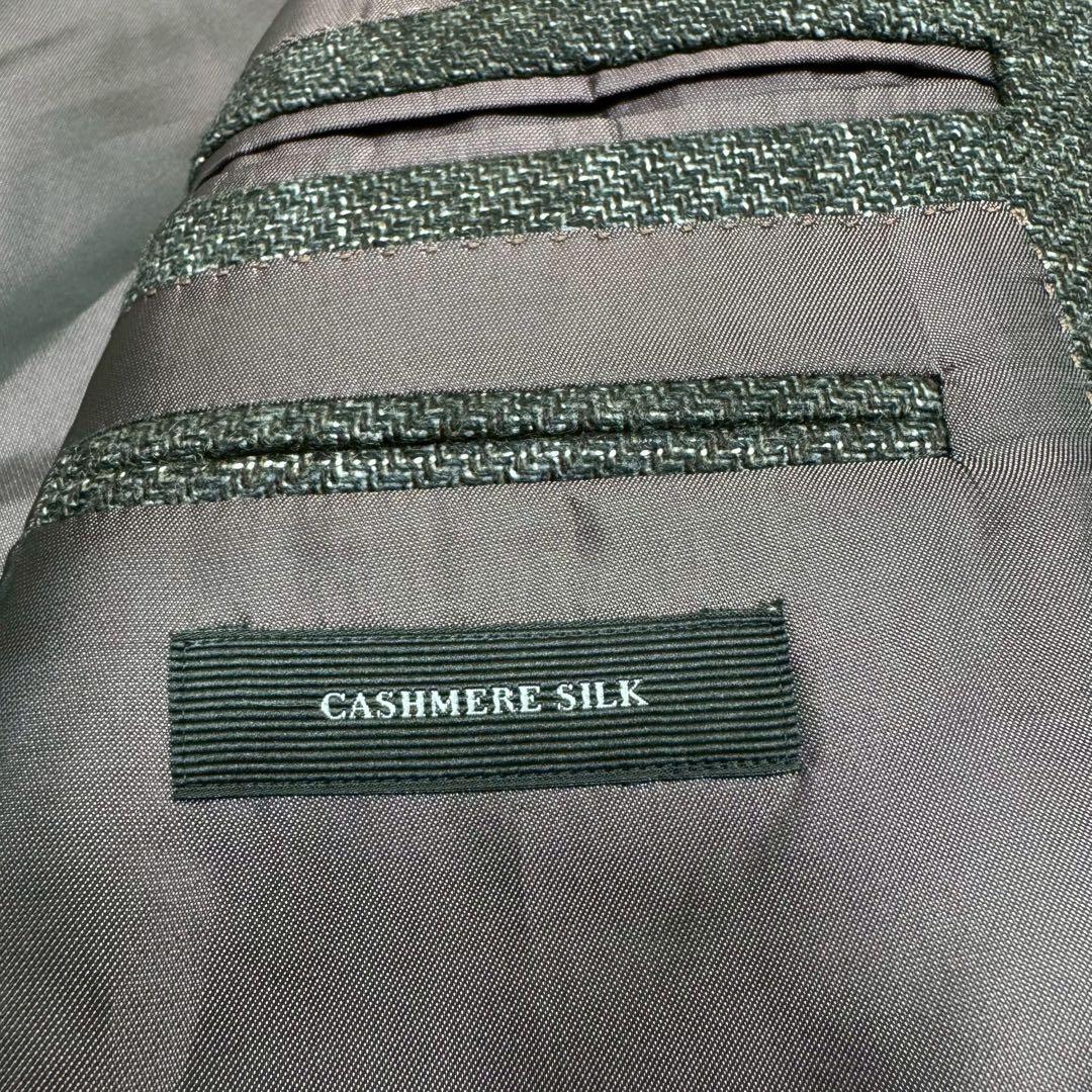 最高級＊極美品✨Zegna ゼニア カシミヤ シルク 変形テーラードジャケット