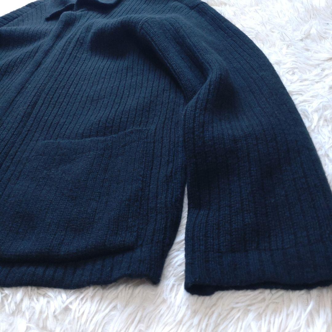 イタリア製 C.P. Company アンゴラ混 ニットカーディガン ブラック