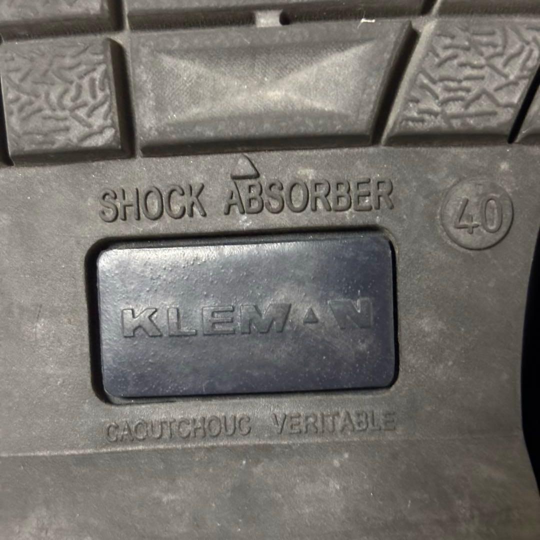 【極美品】KLEMAN チロリアンシューズ パドロール 40 ブラック 25cm