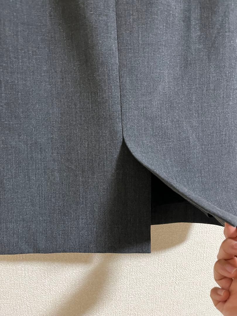 COUP DE CHANCE スカートスーツ 上下セット　グレー　抗菌　就活　S