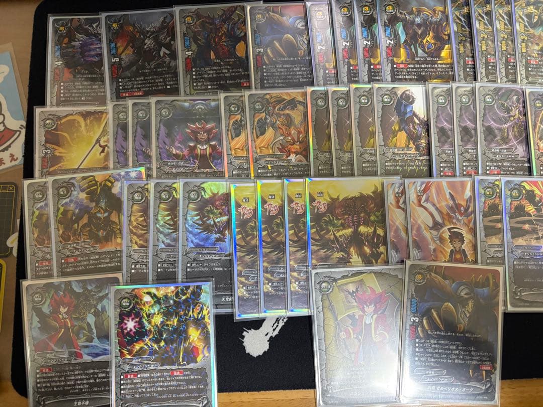 バディファイト　最強竜デッキ　二重スリーブ付き