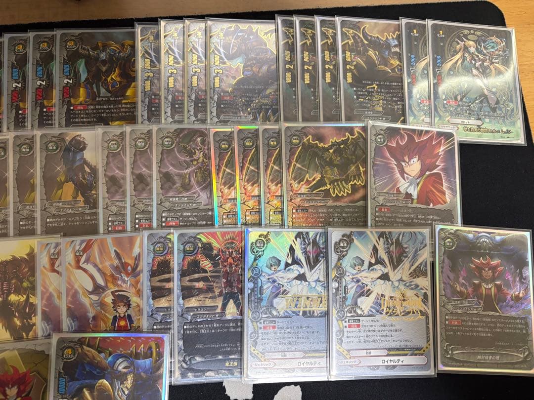 バディファイト　最強竜デッキ　二重スリーブ付き