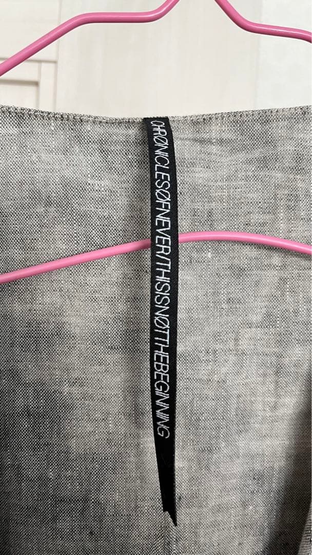 クロニクルズ オブ ネバー ノーカラージャケット