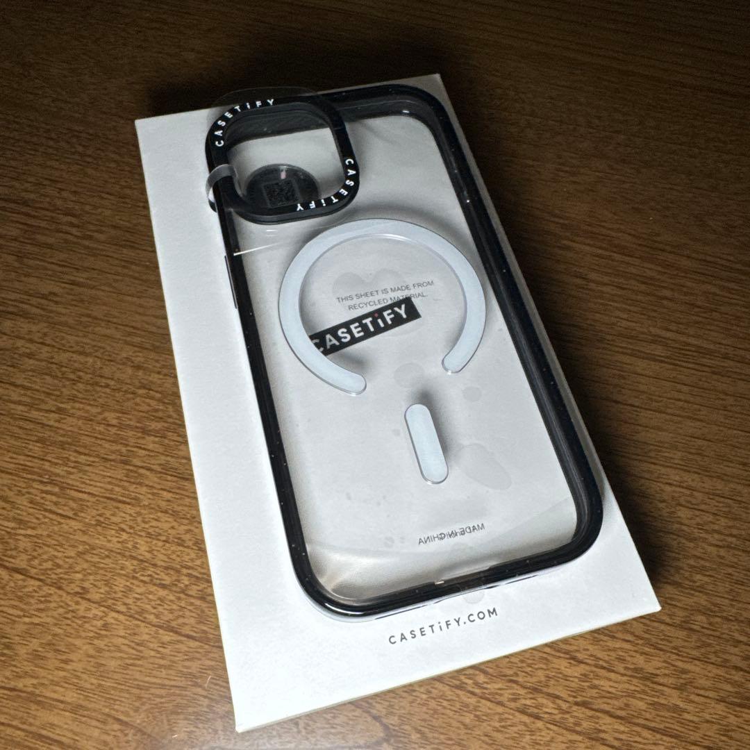 CASETiFY iPhone17用ケース クリア/ブラック