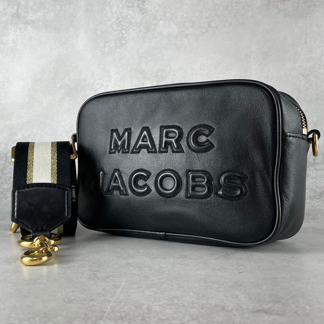 美品 マークジェイコブス フラッシュ ショルダーバック ロゴ 2way 総柄
