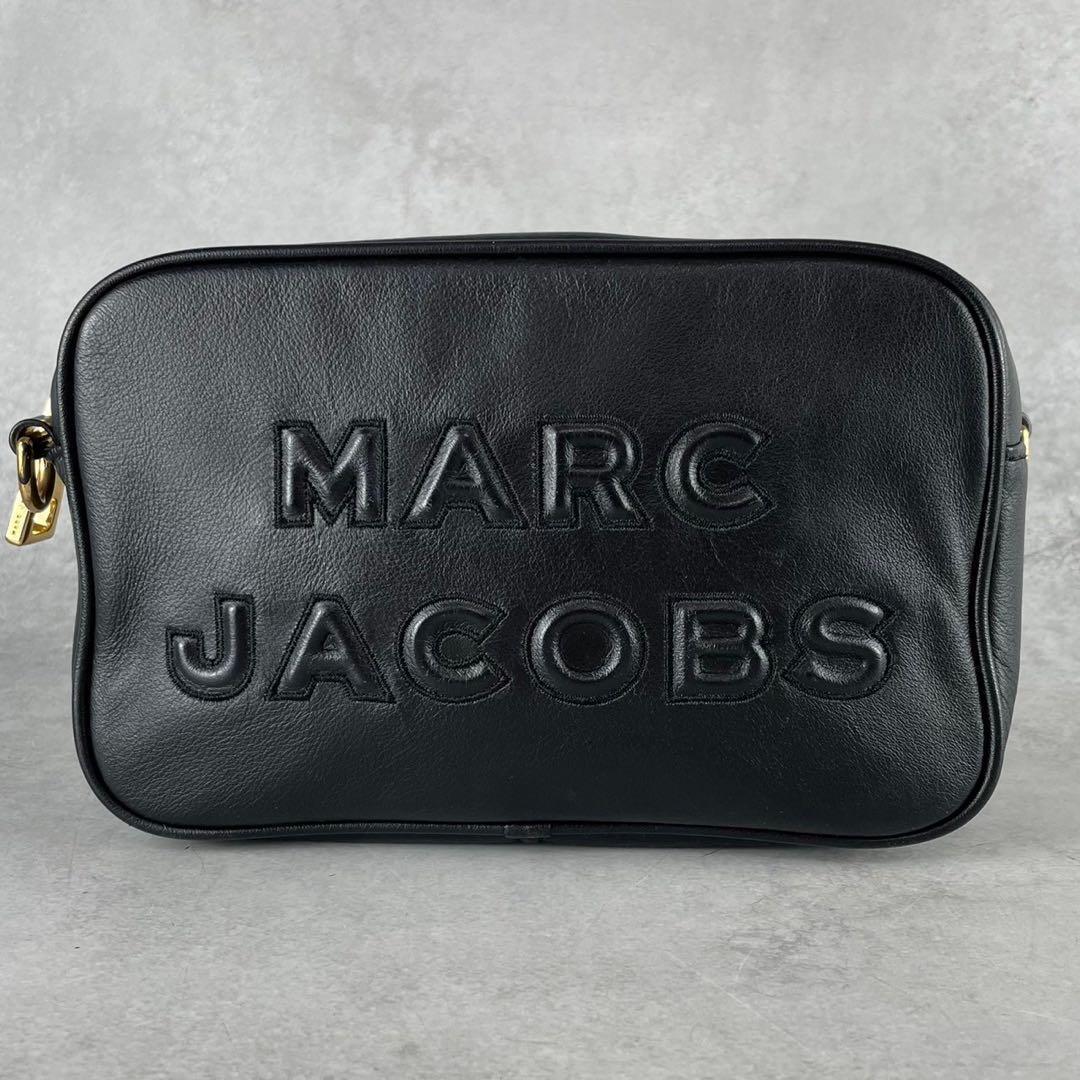 美品 マークジェイコブス フラッシュ ショルダーバック ロゴ 2way 総柄