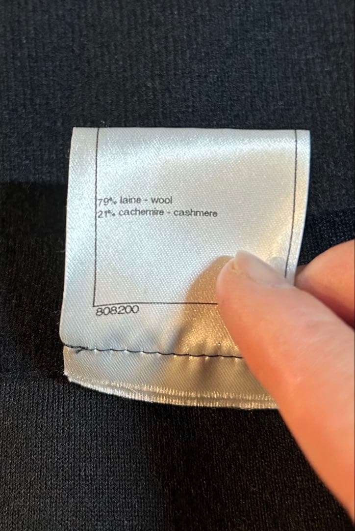 CHANELシャネル　ニットチュニック　34