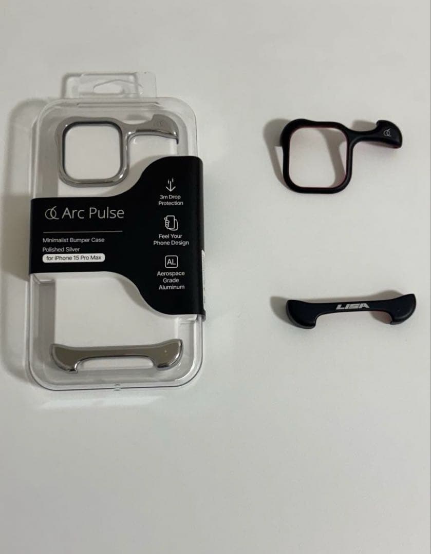 Arc Pulse iPhone15 Pro Max アルミバンパー 2点セット