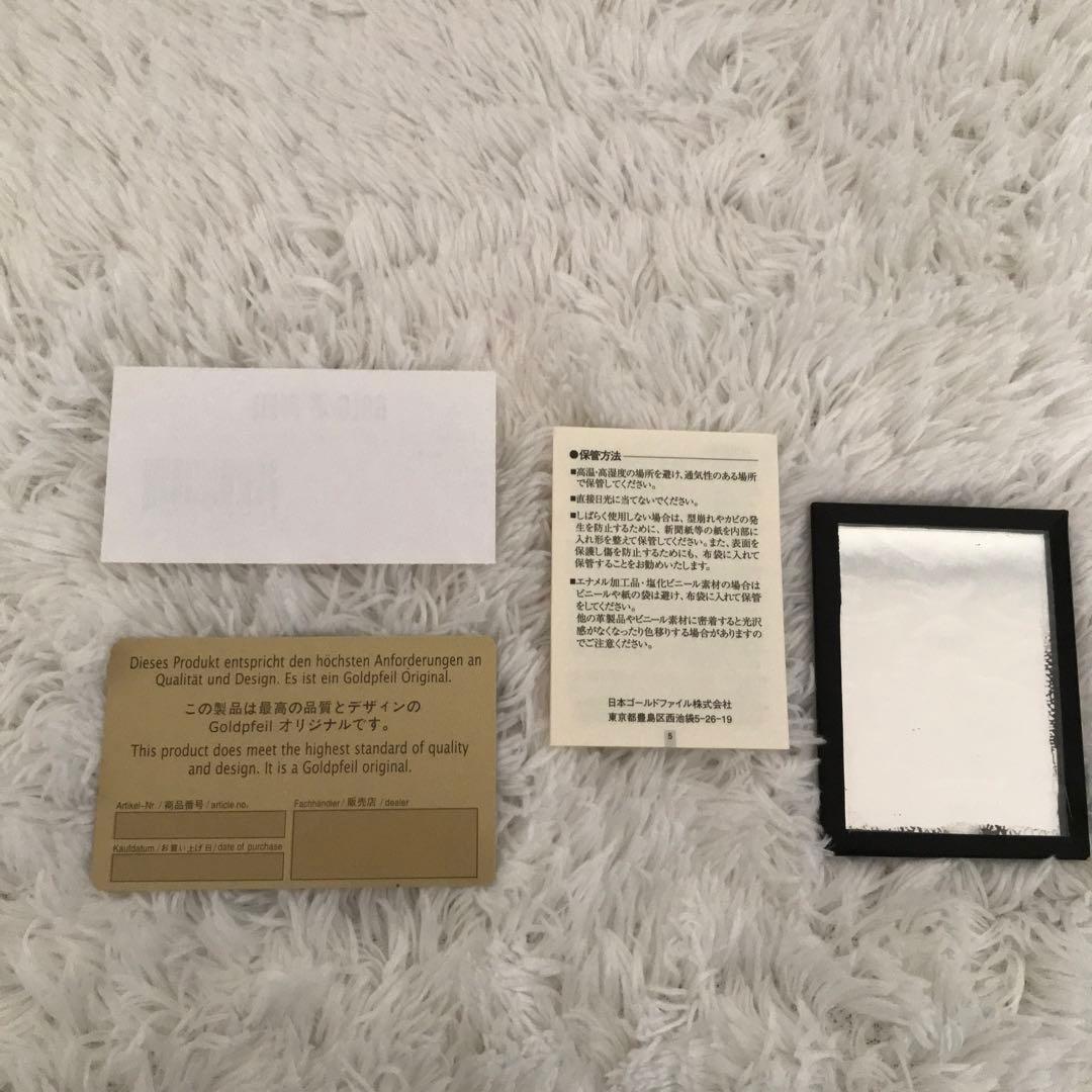 ★美品★GOLD PFEIL レザー ボストン ハンドバッグ 黒 GD金具