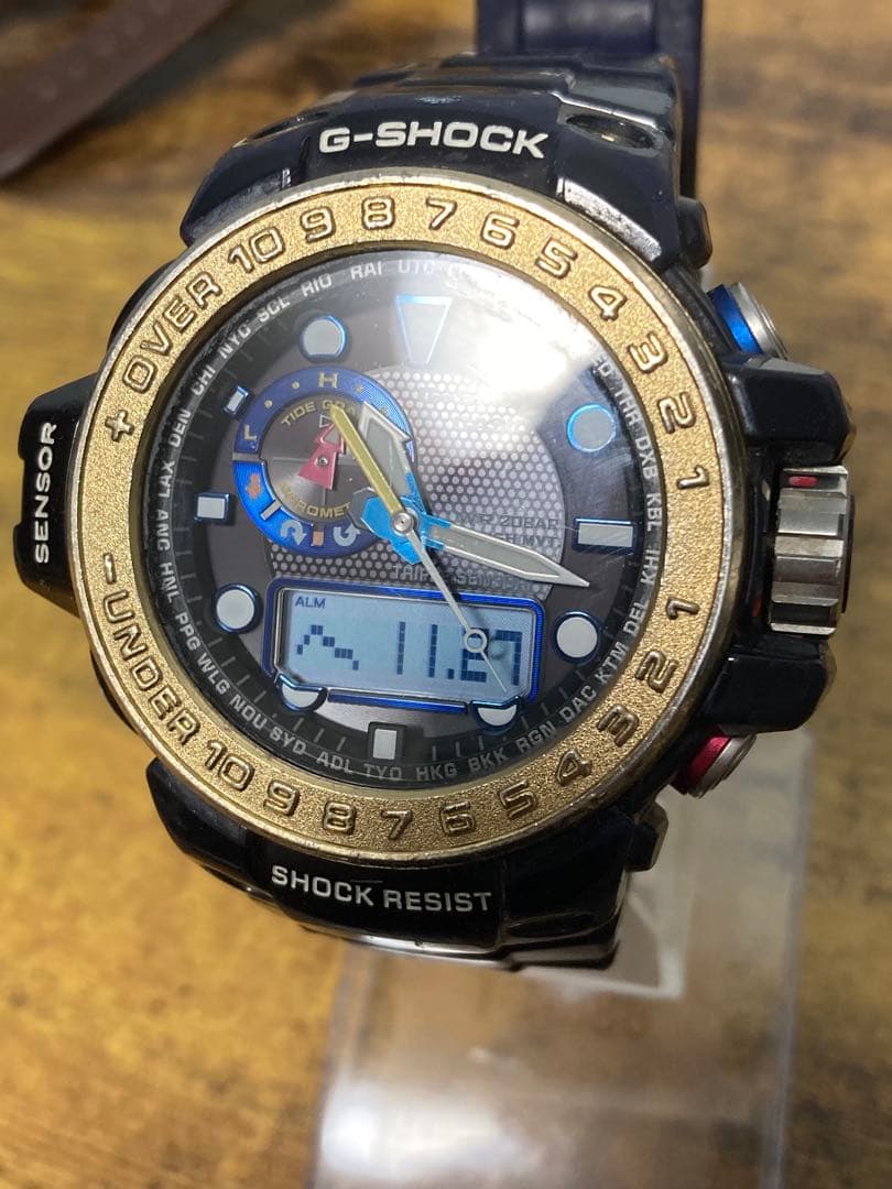 G-SHOCK ガルフマスター ソーラー 稼働品 gwn-1000f