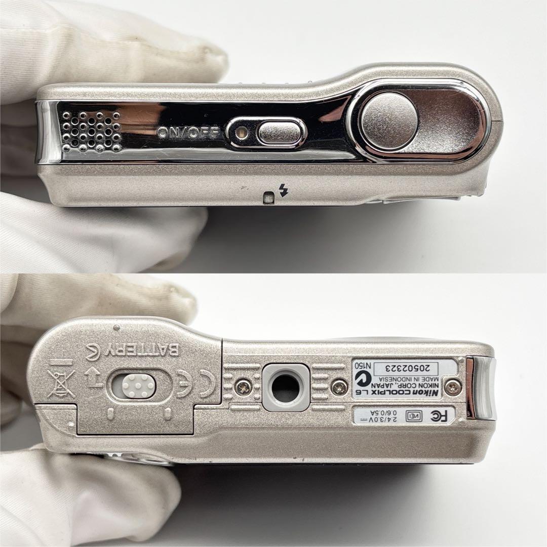【電池式・動作品】Nikon COOLPIX L6 コンデジ デジカメ 平成