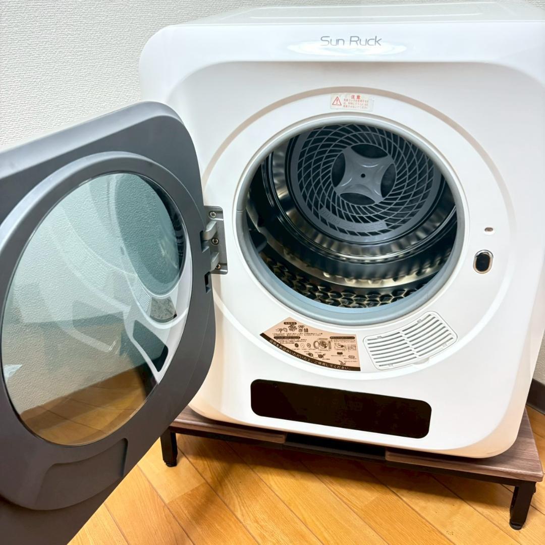 【美品】SunRuck 衣類乾燥機 SR-ASMN205-W-2340 3kg