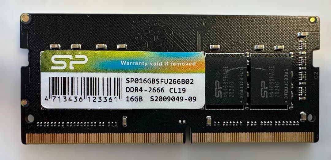 シリコンパワー ノートPC 16GB DDR4-2666(PC4-21300)