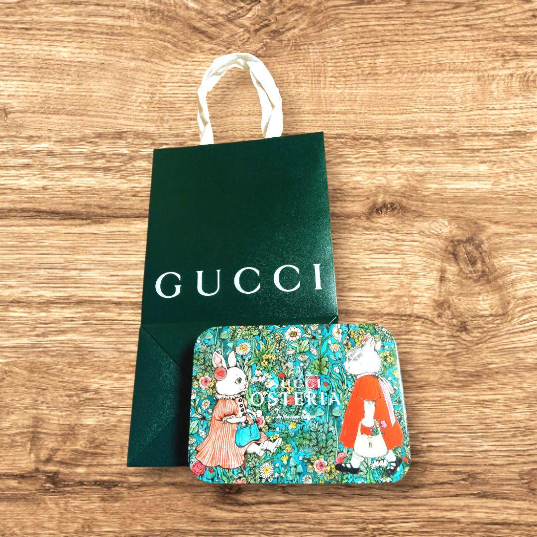 ヒグチユウコ × グッチ銀座並木コラボ クッキー缶　（ショッパー付き）