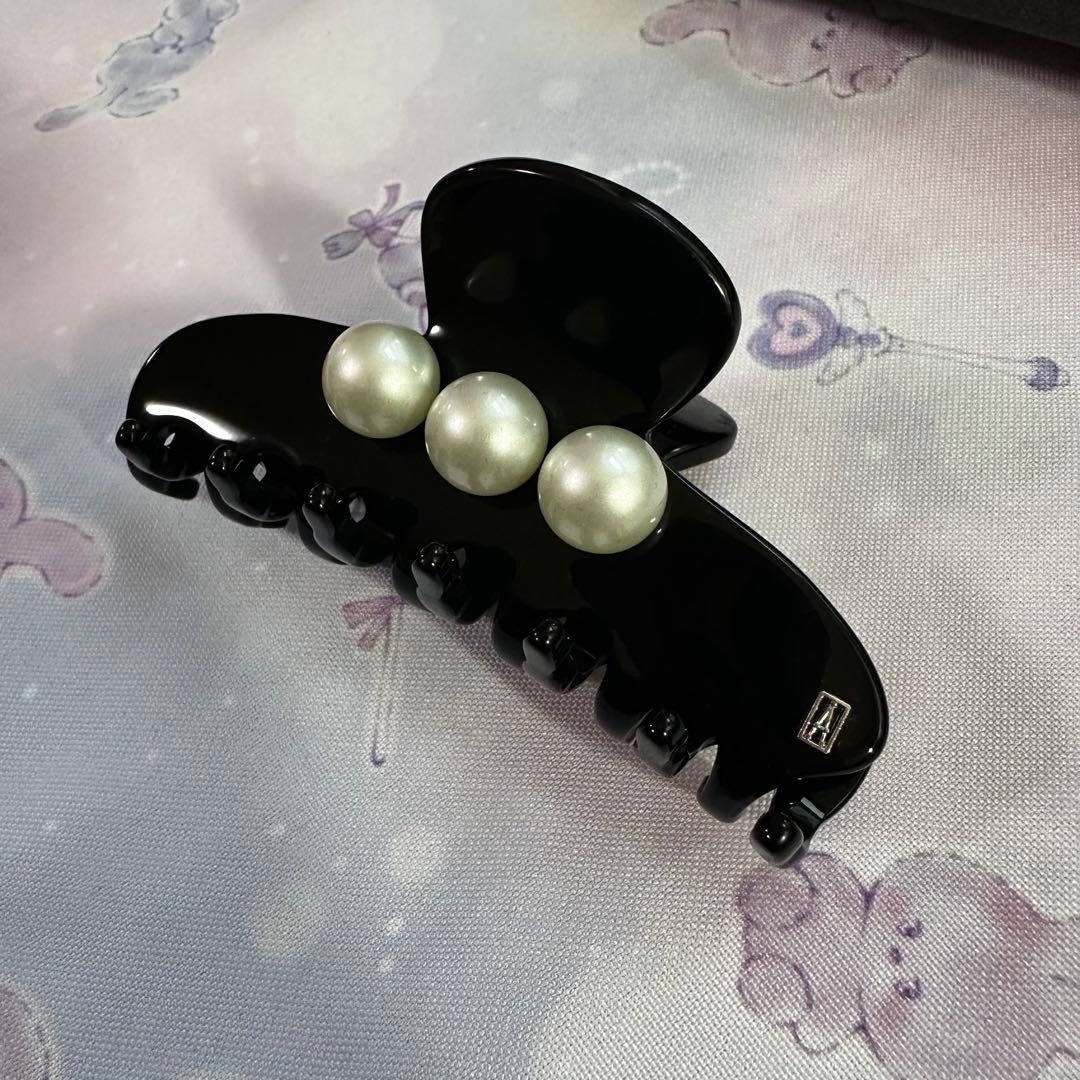 ALEXANDRE DE PARIS パール　ヘアクリップ　Mサイズ