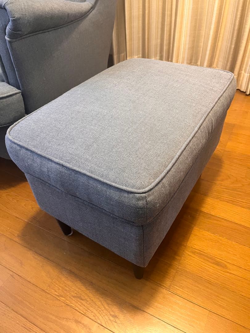 IKEA ストランドモン　オットマン　グレー