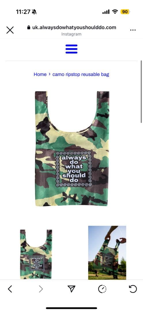 希少 Always do what you should do エコバッグ