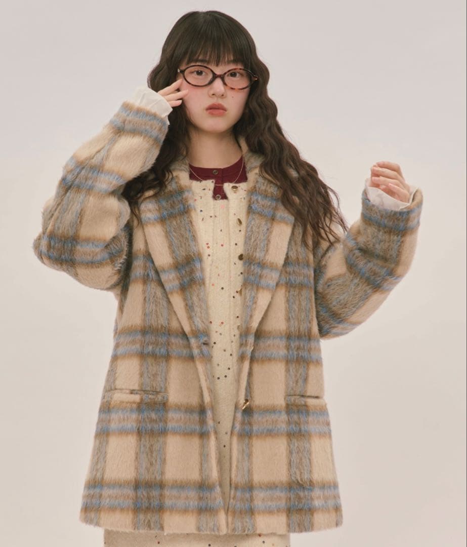 loin nuit shaggy coat / シャギーコート ベージュ