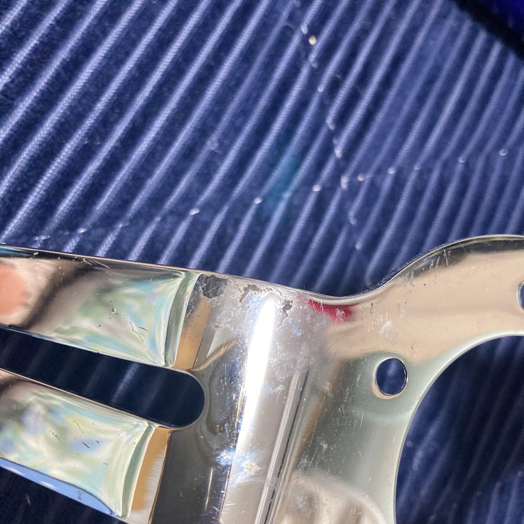 青色 3本スポーク ステアリング 本体