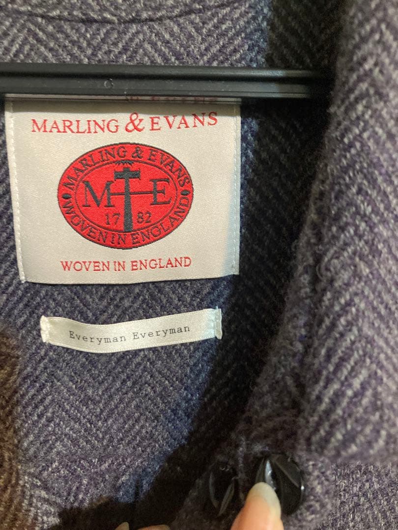 良品　イングランド製　MARLING&EVANS デザインワンピース　毛100%