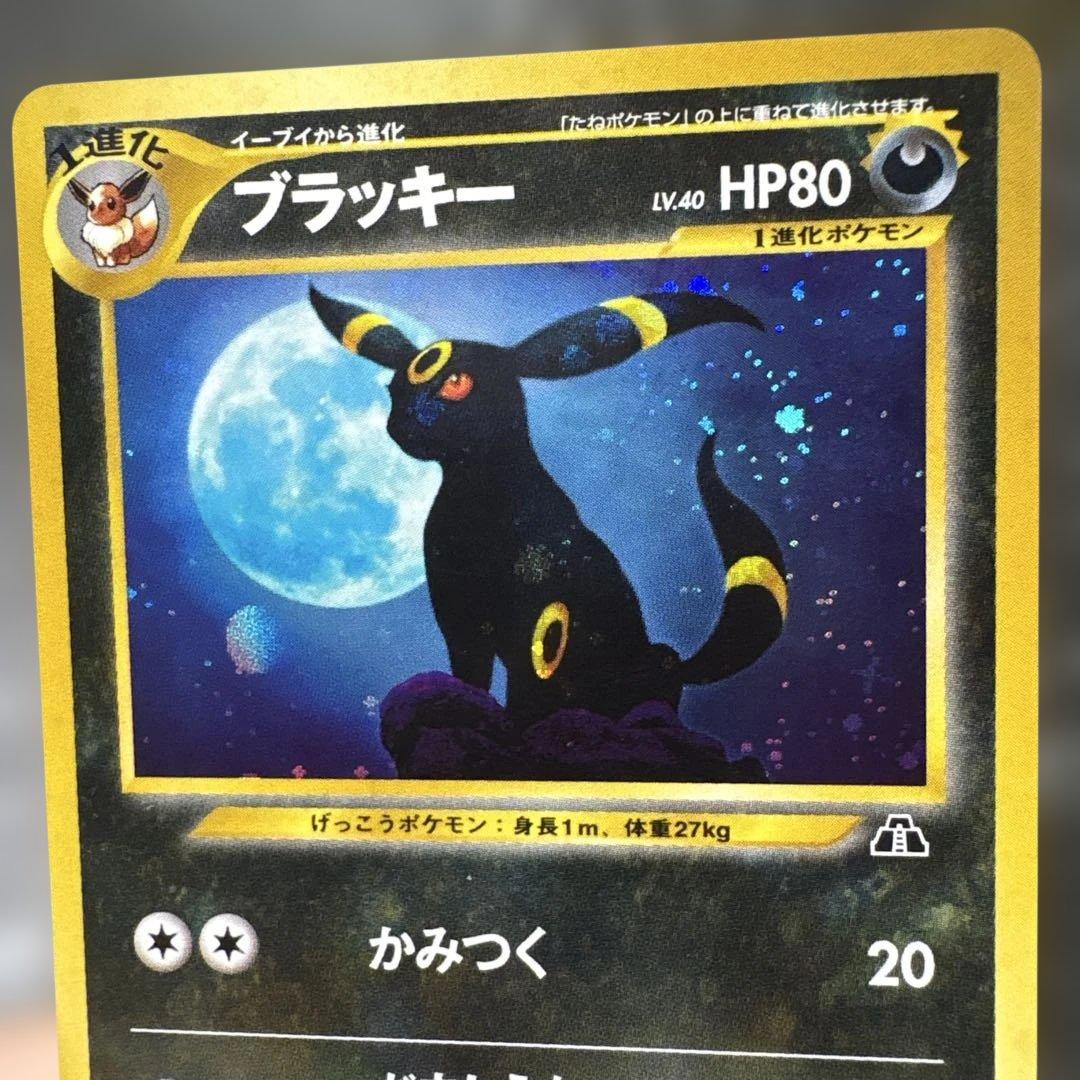 旧裏 ブラッキー 十字ホロ 大玉ホロ ポケモンカード