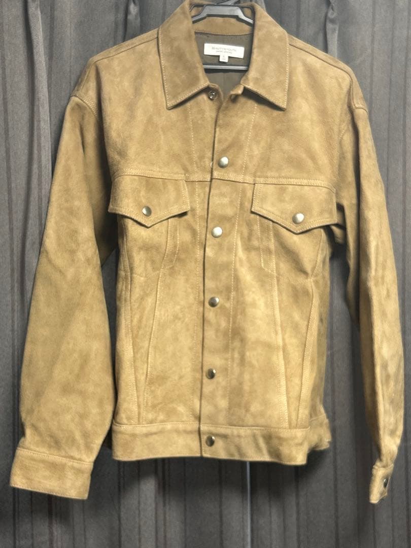 BYゴート スエードジャケットBEAUTY&YOUTH UNITEDARROWS