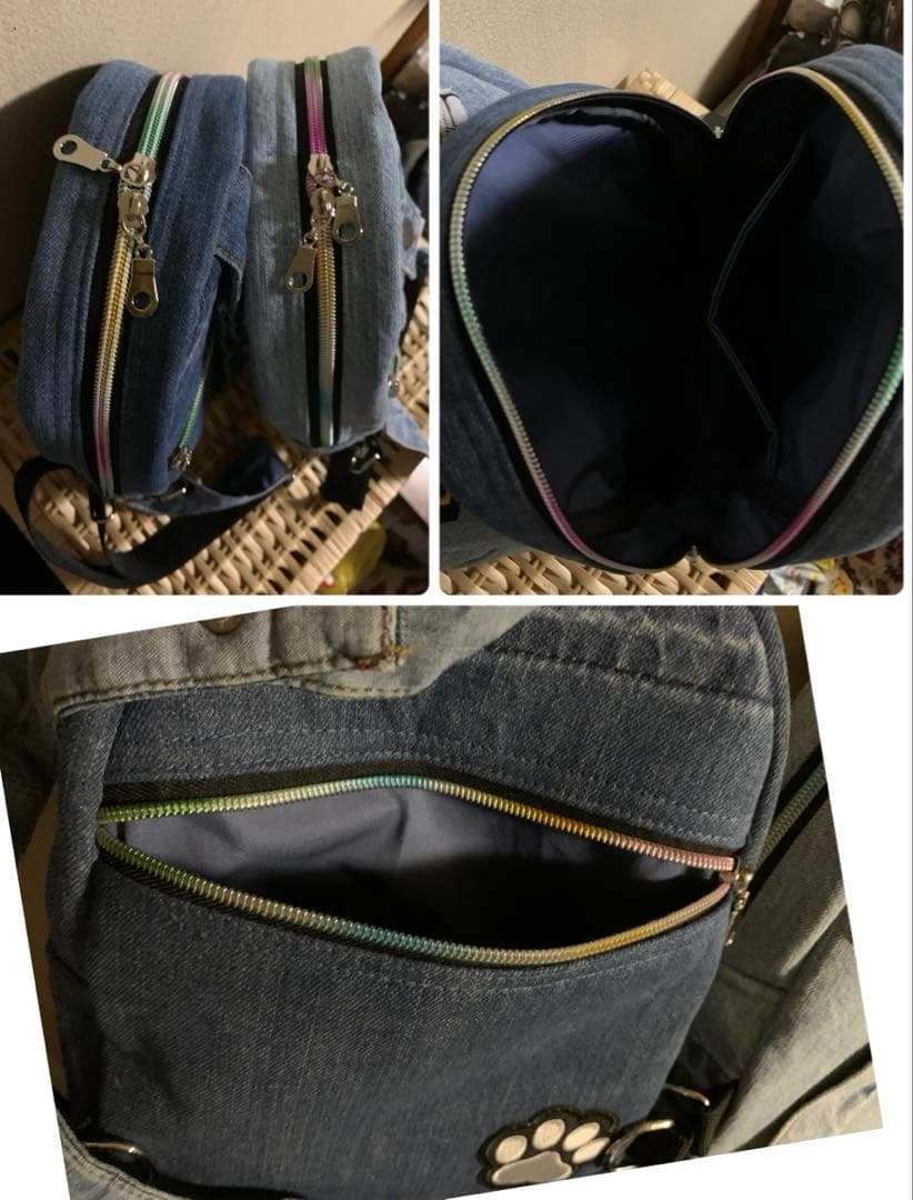 【キンザン号】ボディバッグ(小)×3、ワイヤー口金ボストンバッグ(L)×3